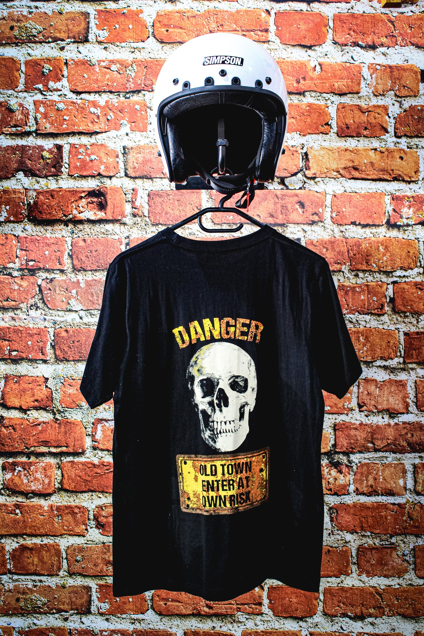 Black Men's T-Shirt - Danger